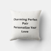 We Make A Great Pair Better Together Love Matching クッション (裏面)