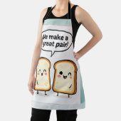 We Make a Great Pair Cute Toast Apron エプロン (インサイチュ)