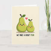 We Make A Great Pear Card カード (正面)
