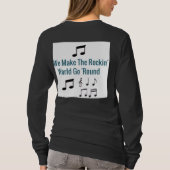 we make the Rockin World go Round Tシャツ (裏面)