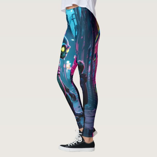 We meet again Alien and Boy leggings レギンス (左)
