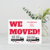 We Moved Business Relocation Announcement 案内状 (スタンド正面)