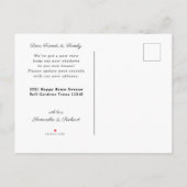 We Moved Come Visit Photo New Home Sage Green 案内ポストカード (裏面)