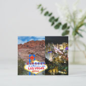 We Moved Las Vegas Address Announcement Postcard 案内状 (スタンド正面)