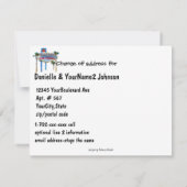 We Moved Las Vegas Address Announcement Postcard 案内状 (裏面)