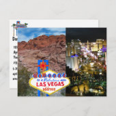 We Moved Las Vegas Address Announcement Postcard 案内状 (正面/裏面)