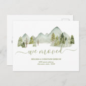 We Moved New Home Address Announcement Postcard 案内ポストカード (正面/裏面)