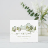 We Moved New Home Address Announcement Postcard 案内ポストカード (スタンド正面)