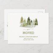 We Moved New Home Address Announcement Postcard 案内ポストカード (正面/裏面)