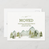 We Moved New Home Address Announcement Postcard 案内ポストカード (正面/裏面)