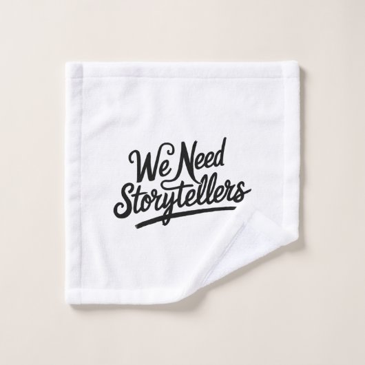 We Need Storytellers バスタオルセット (ウォッシュタオル)