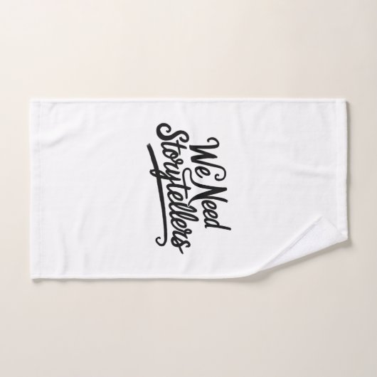 We Need Storytellers バスタオルセット (ハンドタオル)