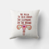 We Need to Talk About The Elephant In The Womb クッション (裏面)