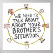 We Need To Talk About Your Brother's Situation ポスター (正面)