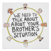 We Need To Talk About Your Brother's Situation ポスター (正面)