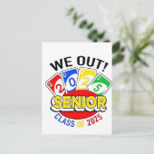 We Out 2025賭博ゲーム卒業 ポストカード (スタンド正面)