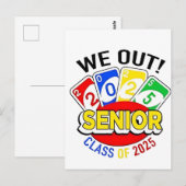 We Out 2025賭博ゲーム卒業 ポストカード (正面/裏面)