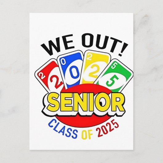 We Out 2025賭博ゲーム卒業 ポストカード (正面)