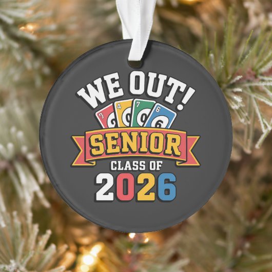 We Out Senior Class Of 2026 オーナメント (ツリー)