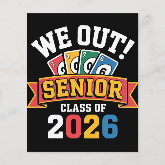 We Out Senior Class Of 2026 チラシ (裏面)