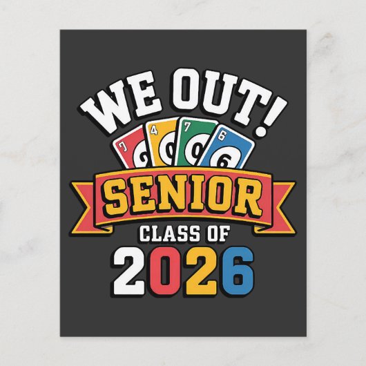 We Out Senior Class Of 2026 チラシ (正面)