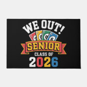 We Out Senior Class Of 2026 ドアマット (正面)