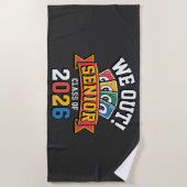 We Out Senior Class Of 2026 ビーチタオル (正面)