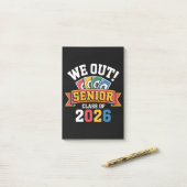 We Out Senior Class Of 2026 ポストイット (デスク上)