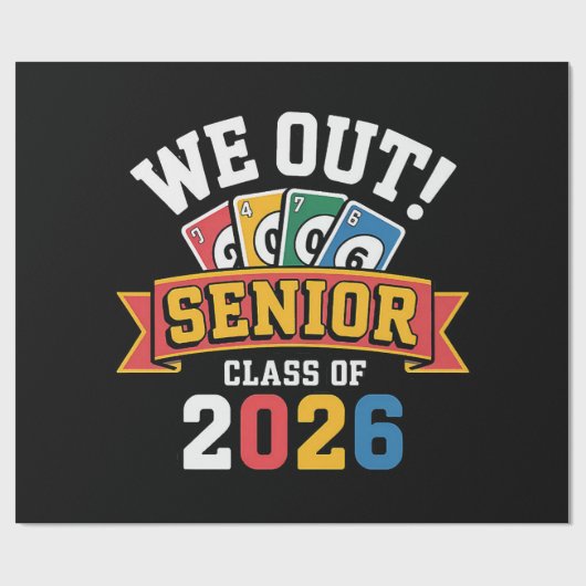We Out Senior Class Of 2026 ラッピングペーパー (フラット)
