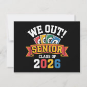 We Out Senior Class Of 2026 招待状 (裏面)
