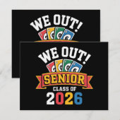 We Out Senior Class Of 2026 招待状 (正面/裏面)