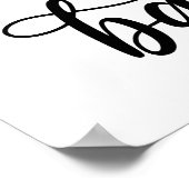 We Pinch Back Vertical Shamrock Sign ポスター (角)