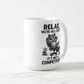 We’re All Crazy Funny Sarcastic Mental Health Humo コーヒーマグカップ (正面右)