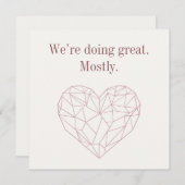 We’re Doing Great. Mostly シーズンカード (正面/裏面)