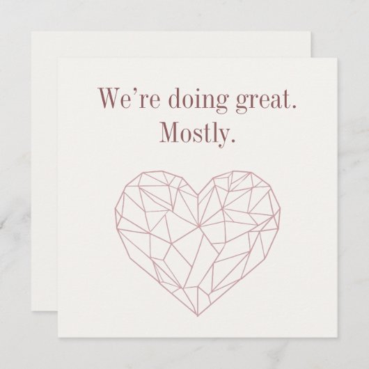 We’re Doing Great. Mostly シーズンカード (正面/裏面)