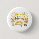 We’re Expecting a Baby Announcement 缶バッジ (正面)