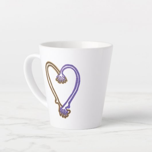 We’re Making It Work Mug Quirky Heart  Latte Mug カフェラテマグ (左アングル)