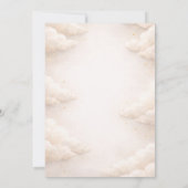 We’re on Cloud Nine Baby Shower Invitation 招待状 (裏面)