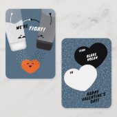 We’re Tight! Salt & Pepper Kids Valentine Card ノートカード (正面/裏面)