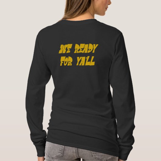 We Ready Women's Long-Sleeve Tee Tシャツ (裏面)