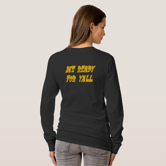 We Ready Women's Long-Sleeve Tee Tシャツ (裏面フル)