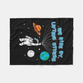 We Rise By Lifting Others Motivational Quote Insra フリースブランケット (正面(横))