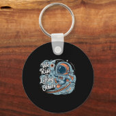 We Rise By Lifting Others Motivational Quote Women キーホルダー (正面)