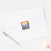 We Rise - LGBTQプライド- - LGBTQ Rights - ラウンドシール (封筒)