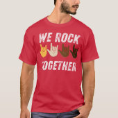we rock together funny tシャツ (正面)