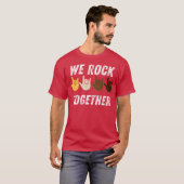 we rock together funny tシャツ (正面フル)