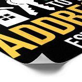 We Said Yes To The Address Est. 2025 Homeowner Hou ポスター (角)