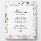  "We Saved You A Seat" Spring Wedding フォトプラーク (正面)