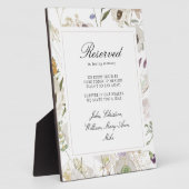  "We Saved You A Seat" Spring Wedding フォトプラーク (側面)