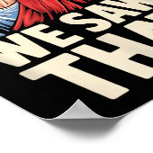 We Saw That Santa And Jesus Are Always Watching Ch ポスター (角)